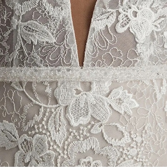 Riki Dalal Joan Wedding Dress Size 14, NWT, $1,600 In Store - Picture 6 of 7